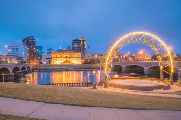 Simon Estes Riverfront Amphitheater, Des Moines, Iowa
